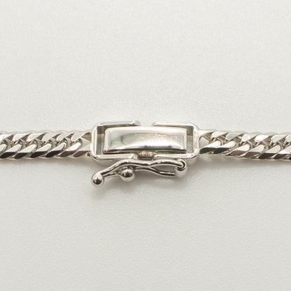 【新品仕上げ中古】Pt850 プラチナ850 喜平ネックレス(6面カットダブル) 50cm/20.3g 造幣局刻印あり（ホールマーク）kihei