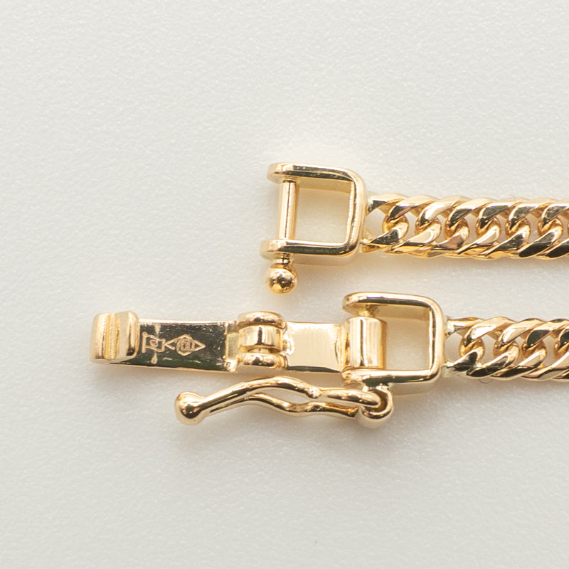 【新品仕上げ中古】K18 18金 喜平ネックレス(6面カットダブル) 50cm/10.1g 造幣局刻印あり（ホールマーク）kihei