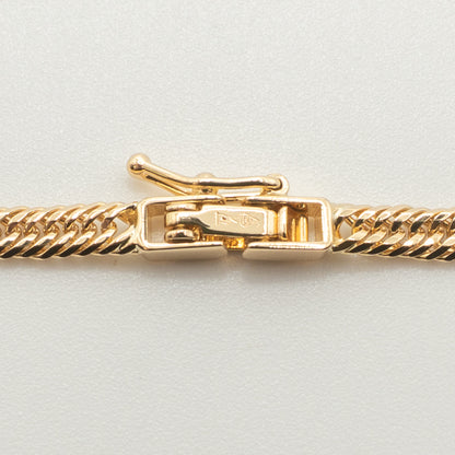 【新品仕上げ中古】K18 18金 喜平ネックレス(8面カットトリプル) 50cm/12.4g 造幣局刻印あり（ホールマーク）kihei