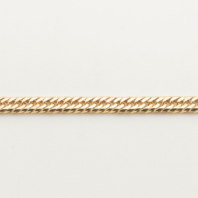 【新品仕上げ中古】K18 18金 喜平ブレスレット(8面カットトリプル) 17cm/4.9g 造幣局刻印あり（ホールマーク）kihei