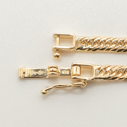 【新品仕上げ中古】K18 18金 喜平ネックレス(8面カットトリプル) 40cm/10.3g 造幣局刻印あり（ホールマーク）kihei