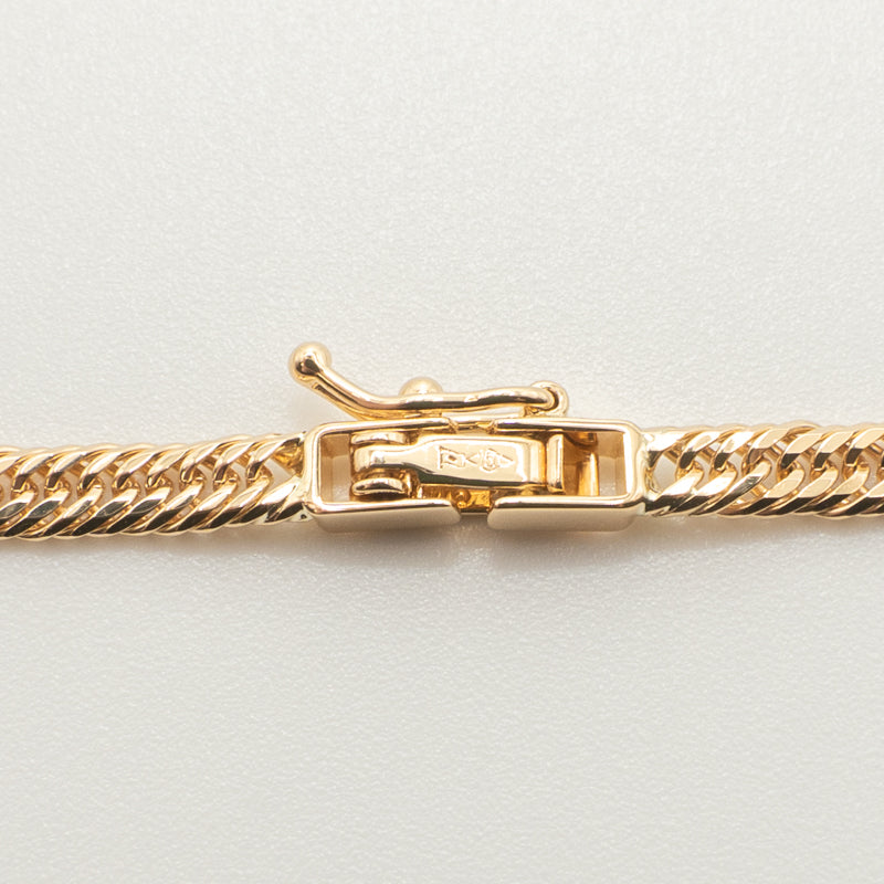 【新品仕上げ中古】K18 18金 喜平ブレスレット(12面カットトリプル) 18cm/5g 造幣局刻印あり（ホールマーク）kihei