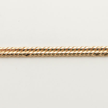 【新品仕上げ中古】K18 18金 喜平ブレスレット(12面カットトリプル) 18cm/10g 造幣局刻印あり（ホールマーク）kihei