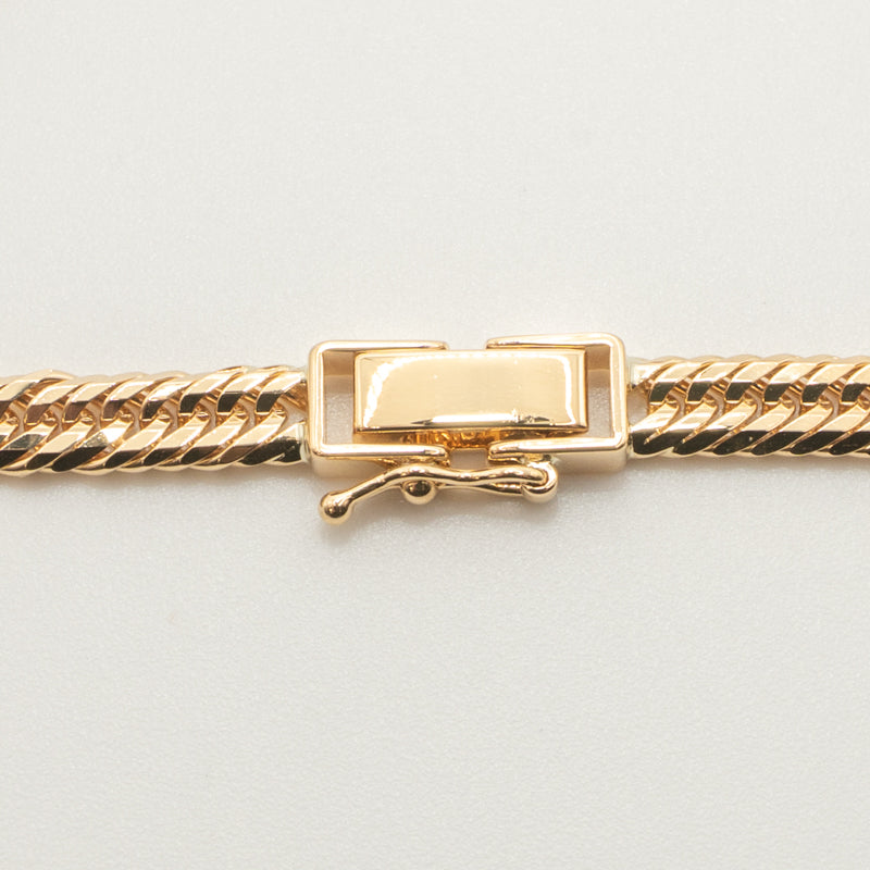 【新品仕上げ中古】K18 18金 喜平ブレスレット(12面カットトリプル) 18cm/10g 造幣局刻印あり（ホールマーク）kihei