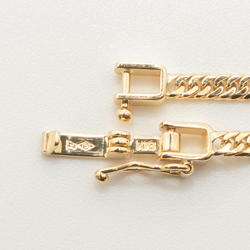 【新品仕上げ中古】K18 18金 喜平ネックレス(6面カットダブル) 50cm/10g 造幣局刻印あり（ホールマーク）kihei