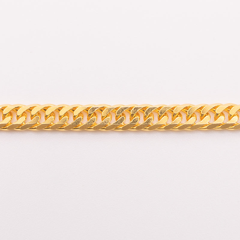 【新品】K24 純金喜平ブレスレット（6面カットダブル）20cm/20.4g 造幣局刻印あり（ホールマーク）kihei