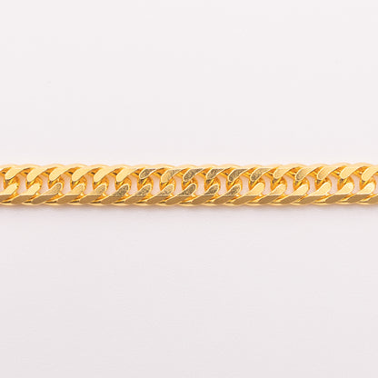 【新品】K24 純金喜平ブレスレット（6面カットダブル）20cm/20.4g 造幣局刻印あり（ホールマーク）kihei