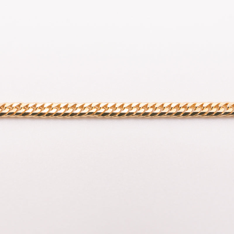 【新品仕上げ中古】K18 18金 喜平アンクレット ブレスレット (6面カットダブル) 23cm/5.2g 造幣局刻印あり（ホールマーク）kihei