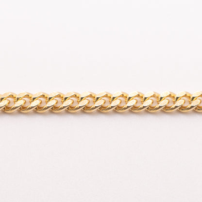【新品仕上げ中古】K18 18金 喜平ネックレス(2面カットシングル) 50cm/20g 造幣局刻印あり（ホールマーク）kihei