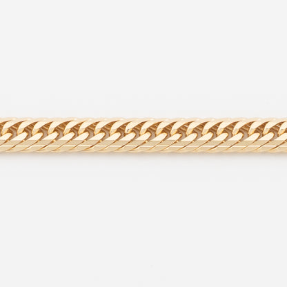 【新品仕上げ中古】K18 18金 喜平ブレスレット(14面Mカット) 18cm/10.2g 造幣局刻印あり（ホールマーク）kihei