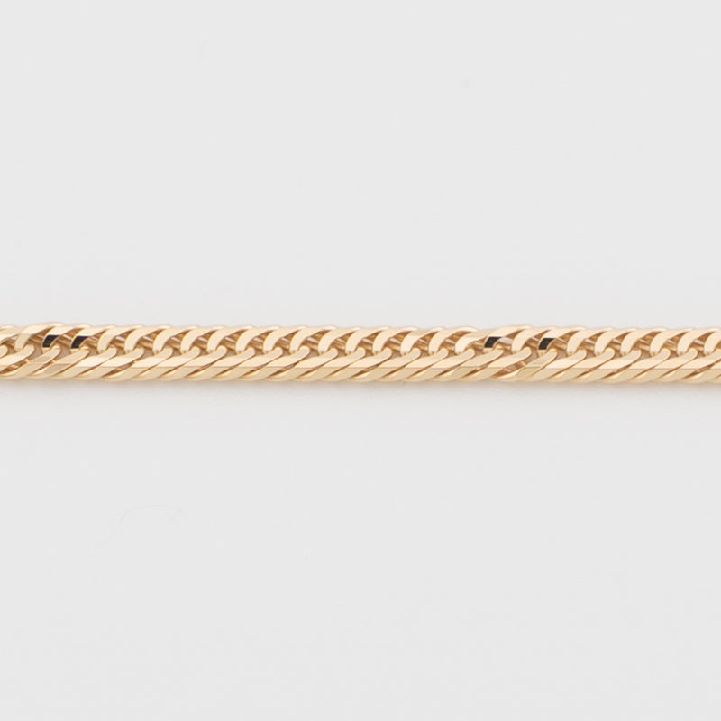 ※訳アリ品【新品仕上げ中古】K18 18金 喜平ネックレス(12面カットトリプル) 45cm/6.8g 造幣局刻印あり（ホールマーク）kihei
