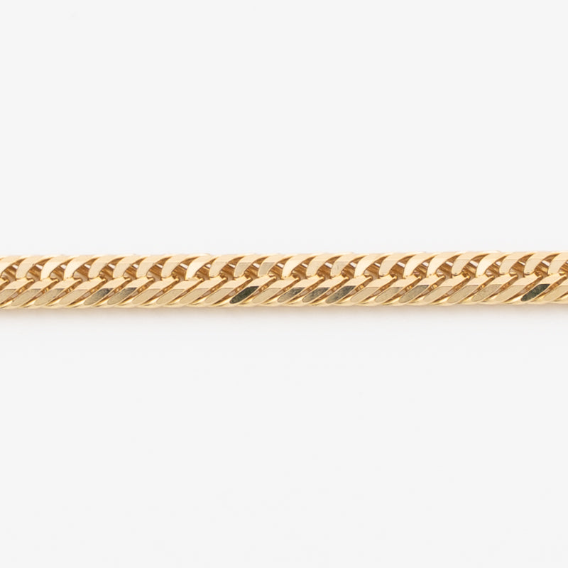 【新品仕上げ中古】K18 18金 喜平ブレスレット(8面カットトリプル) 18cm/5g 造幣局刻印あり（ホールマーク）kihei