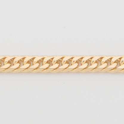 【新品仕上げ中古】K18 18金 喜平ブレスレット (6面カットダブル) 18cm/5g 造幣局刻印あり（ホールマーク）kihei