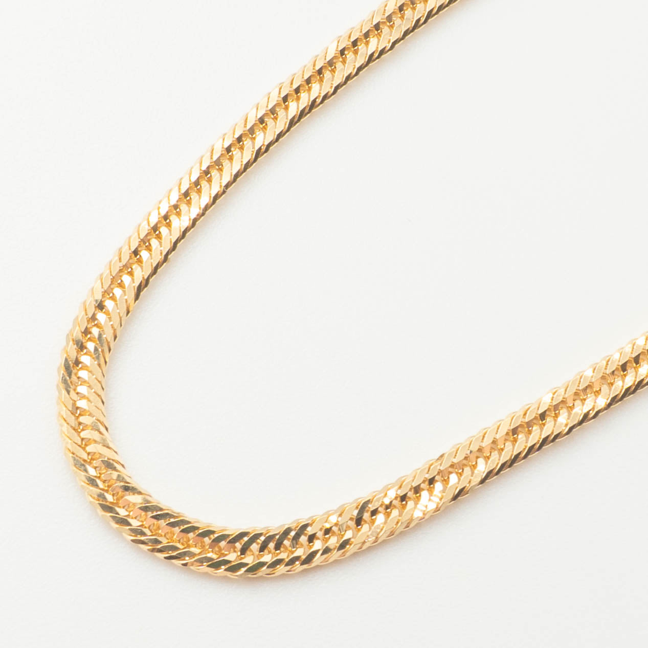 【新品仕上げ】K18 18金喜平ネックレス（12面カットトリプル）60cm/14.4g kihei