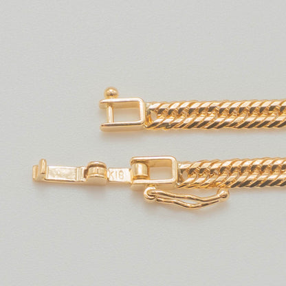 【新品仕上げ】K18 18金喜平ネックレス（12面カットトリプル）50cm/14.6g kihei