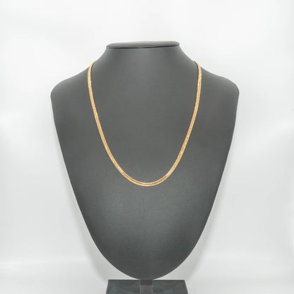 【新品仕上げ】K18 18金喜平ネックレス（12面カットトリプル）50cm/14.6g kihei