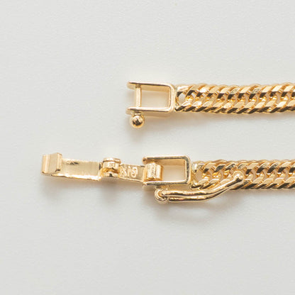 【新品仕上げ】K18 18金喜平ネックレス (12面カットトリプル) 50cm/12.5g kihei