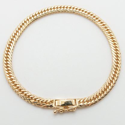 【新品仕上げ】K18 18金喜平ブレスレット(14面Mカットトリプル) 18cm/10.3g kihei