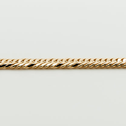 【新品仕上げ】K18 18金喜平アンクレット(12面カットトリプル) 24cm/12.1g kihei