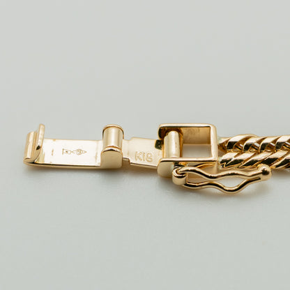 【新品仕上げ】K18 18金喜平アンクレット(12面カットトリプル) 24cm/12.1g kihei