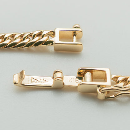 【新品仕上げ】K18 18金喜平ネックレス(6面カットダブル) 50cm/20g kihei