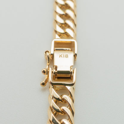 【新品仕上げ】K18 18金喜平ネックレス(6面カットダブル) 53cm/48.06g kihei