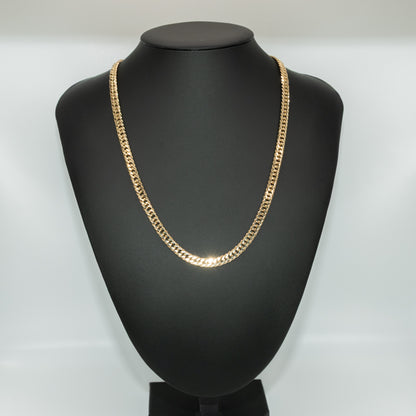 【新品仕上げ】K18 18金喜平ネックレス(6面カットダブル) 53cm/48.06g kihei