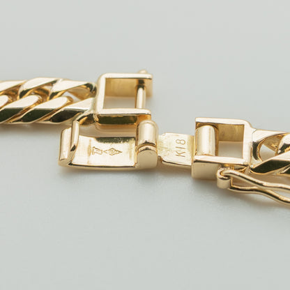 【新品仕上げ】K18 18金喜平ネックレス(6面カットダブル) 50cm/50.1g kihei