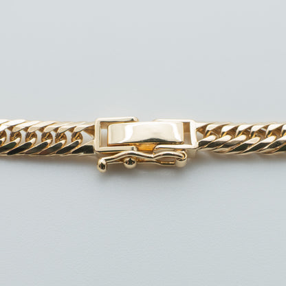 【新品仕上げ】K18 18金 喜平ブレスレット (8面カットトリプル) 18cm/10.2g kihei