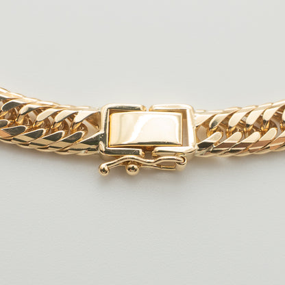 【新品仕上げ】K18 18金 喜平ブレスレット (14面Mカットトリプル) 17cm/19.3g kihei