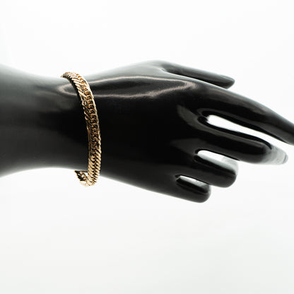 【新品仕上げ】K18 18金 喜平ブレスレット (14面Mカットトリプル) 17cm/19.3g kihei