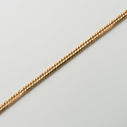 【新品仕上げ】K18 18金 喜平ブレスレット (14面Mカットトリプル) 18cm/10.3g kihei