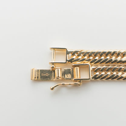 【新品仕上げ】K18 18金 喜平ネックレス (12面カットトリプル) 50cm/30.2g kihei