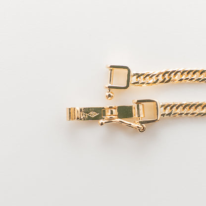 【新品仕上げ】K18 18金 喜平ネックレス (12面カットトリプル) 50cm/7.5g kihei