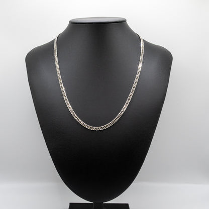 【新品仕上げ中古】Pt1000 純プラチナ 喜平ネックレス(6面カットトリプル) 50cm/30.6g kihei