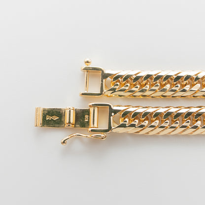 【新品仕上げ】K18 18金 喜平ネックレス (20面カットトリプル) 50cm/50.3g kihei