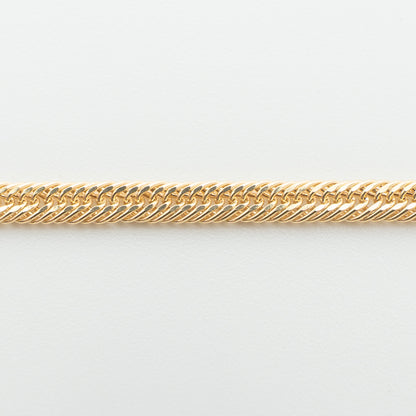 【新品】K18 18金 中空喜平ブレスレット（2面カットクワドループル）16cm/2.5g