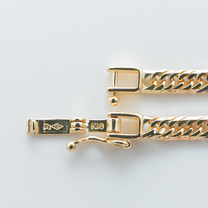 【新品仕上げ中古】K18 18金 喜平ネックレス (12面カットトリプル) 45cm/11.2g 造幣局刻印あり（ホールマーク）kihei