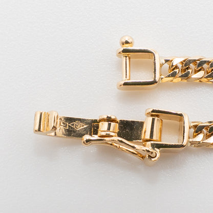 【中古A】K18 18金 喜平ネックレス (6面カットダブル) 50cm/10.1g 造幣局刻印あり（ホールマーク）kihei