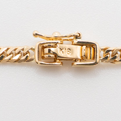 【中古A】K18 18金 喜平ネックレス (6面カットダブル) 50cm/10.1g 造幣局刻印あり（ホールマーク）kihei