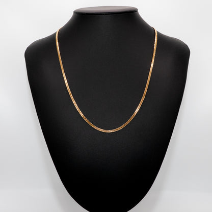 【中古A】K18 18金 喜平ネックレス (6面カットダブル) 50cm/10.1g 造幣局刻印あり（ホールマーク）kihei