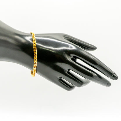 【新品】K24 純金喜平ブレスレット（6面カットダブル）18cm/10g kihei