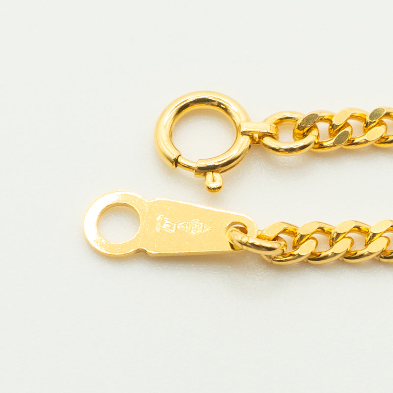 【新品】K24 純金喜平ネックレス（2面カットシングル）60cm/20.1g 造幣局刻印あり（ホールマーク）kihei