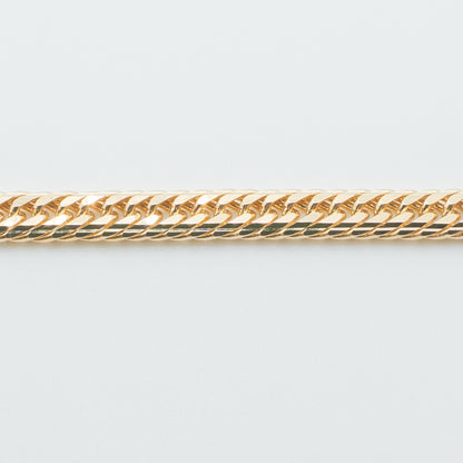 【新品仕上げ中古】K18 18金 喜平ブレスレット (14面Mカットトリプル) 18cm/10.5g kihei
