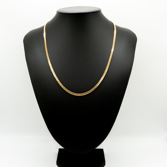 【新品仕上げ中古】K18 18金 喜平ネックレス (12面カットトリプル) 50cm/12.4g kihei