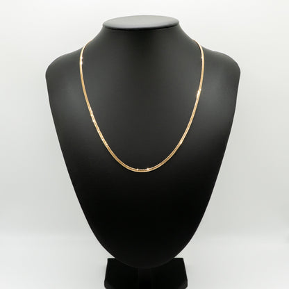 【新品仕上げ中古】K18 18金 喜平ネックレス (6面カットダブル) 50cm/10.2g kihei