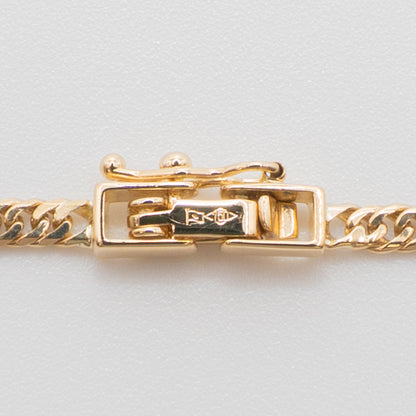 【新品仕上げ中古】K18 18金 喜平ネックレス (6面カットダブル) 50cm/10g 造幣局刻印あり（ホールマーク） kihei