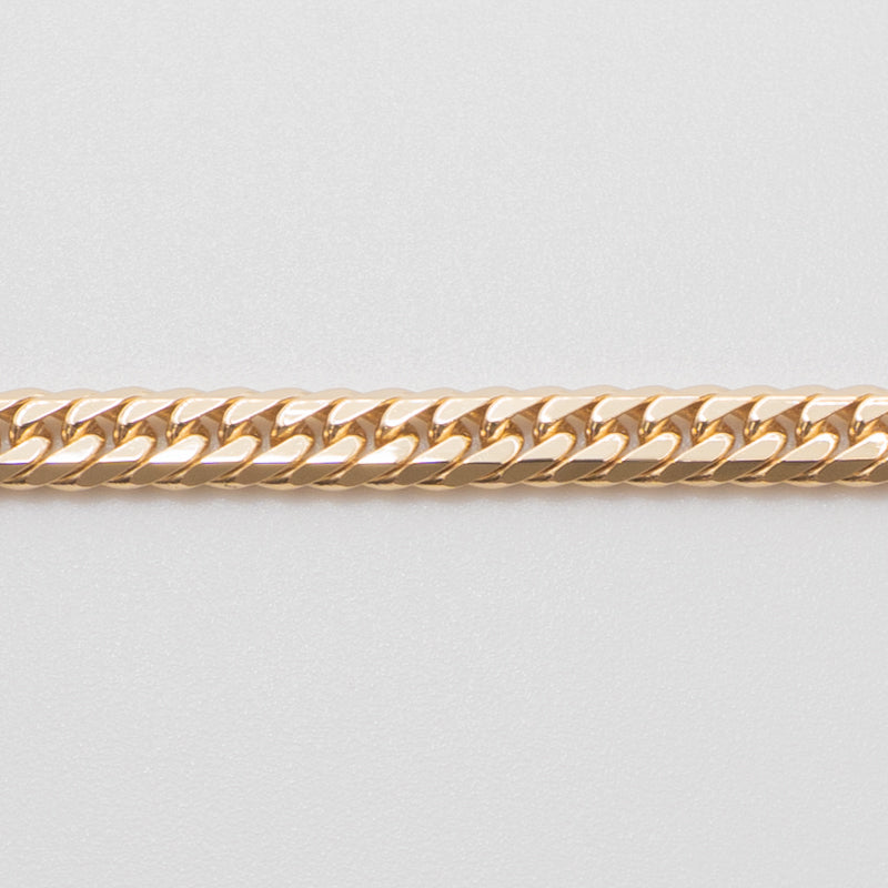 新品仕上げ中古】K18 18金 喜平ブレスレット (6面カットダブル) 18cm