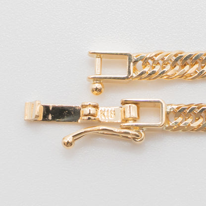 【新品仕上げ中古】K18 18金 喜平ネックレス (12面カットトリプル) 45cm/11.3g 造幣局刻印あり（ホールマーク） kihei