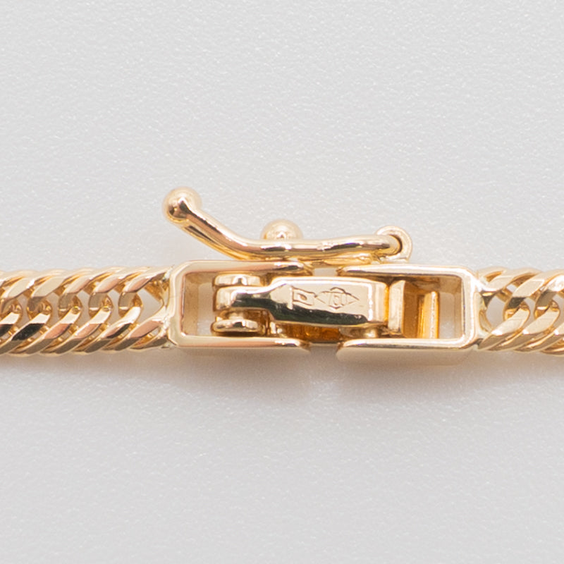 【新品仕上げ中古】K18 18金 喜平ネックレス (12面カットトリプル) 45cm/11.3g 造幣局刻印あり（ホールマーク） kihei